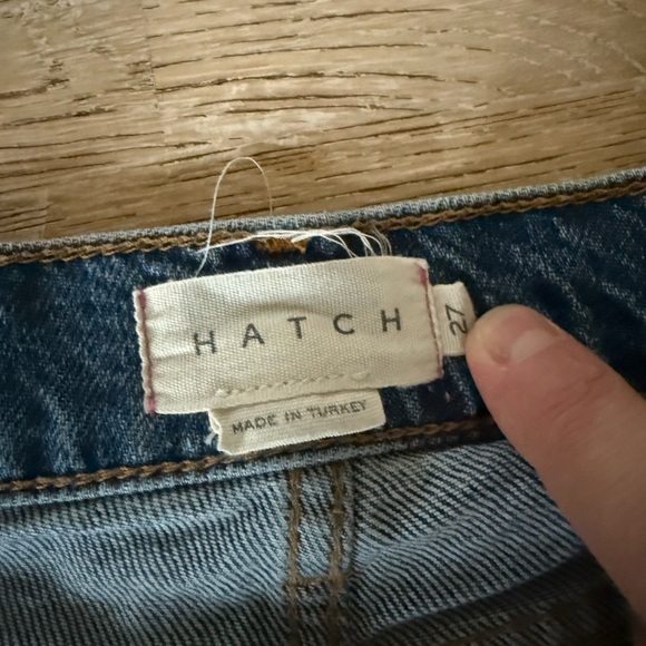 Hatch Relaxed Maternity Wide Leg Jeans - Picture 5 of 5